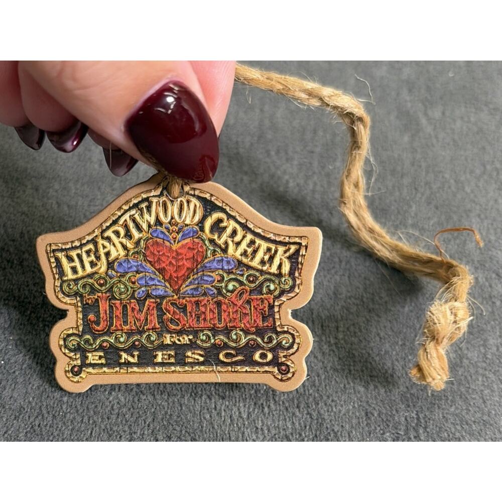 Heartwood Creek Jim Shore Reindeer Dash Away Red Blanket Figurine NIB 2004 - Picture 13 of 15